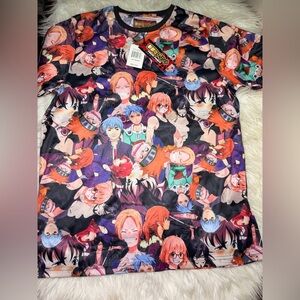 Anime Character Print Kids Shirt